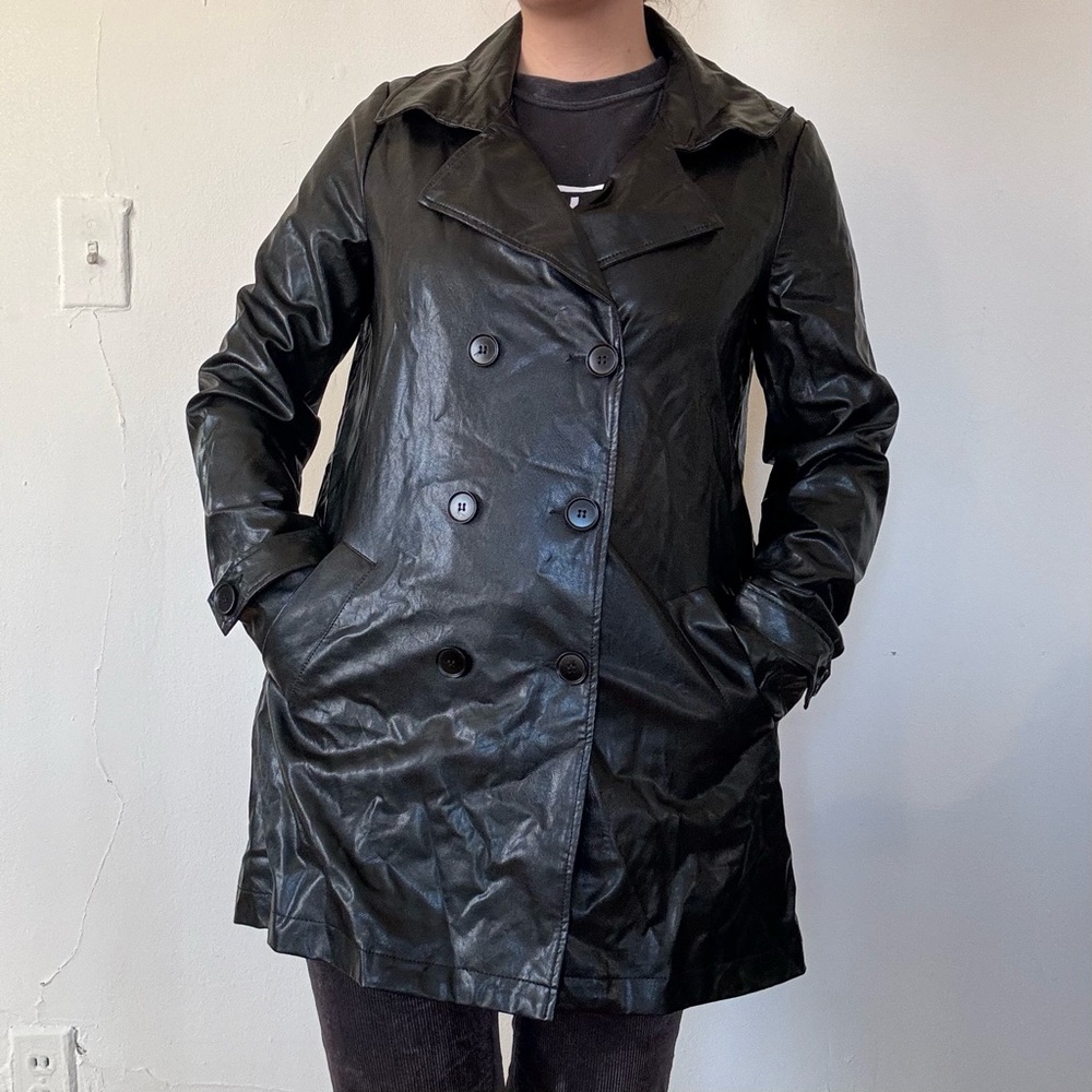 Nasty Gal Black Faux Leather Jacket